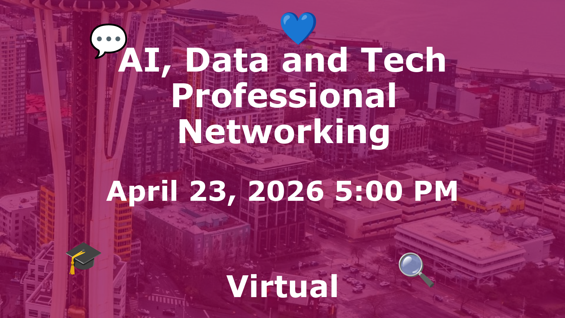 AI, Data and Tech Professional Networking event image